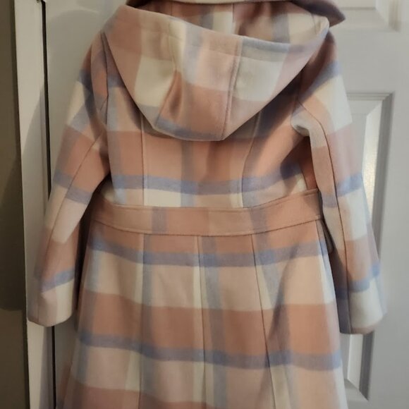 Gal Meets Glam Pink Plaid Annelise Coat - Picture 4 of 5